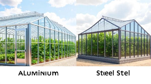 Comparatif des caractéristiques : serres en aluminium versus acier