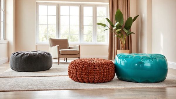 Top poufs tendance pour une déco intérieure moderne et cosy